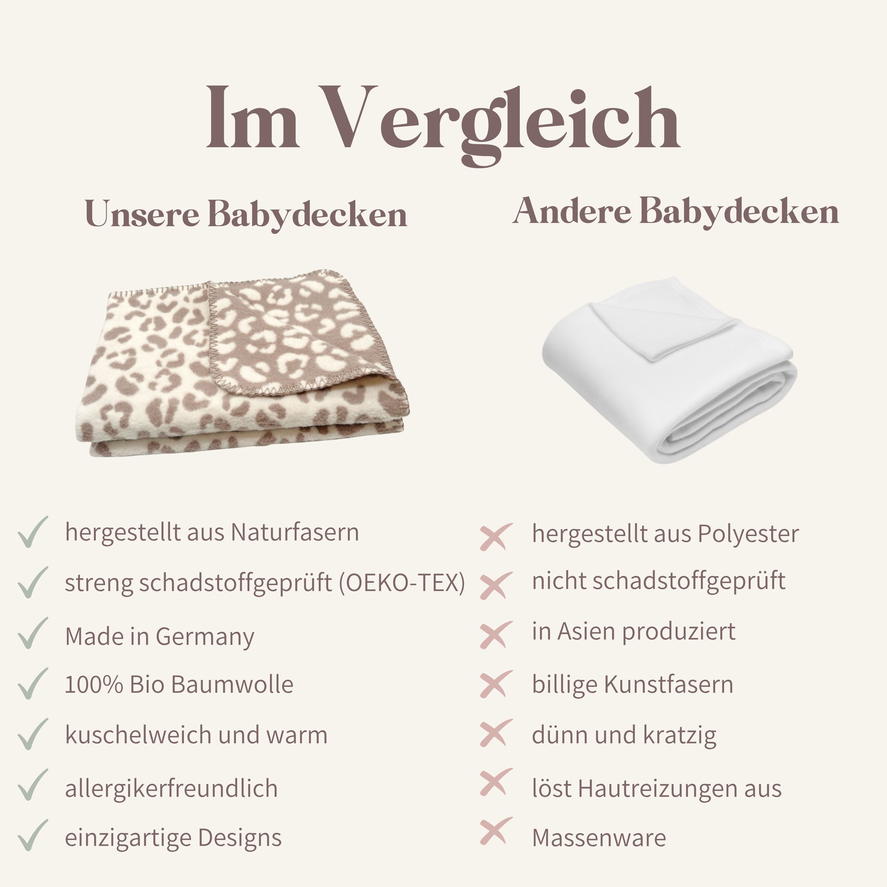 BIO-BABYDECKE 'FRIEDA'