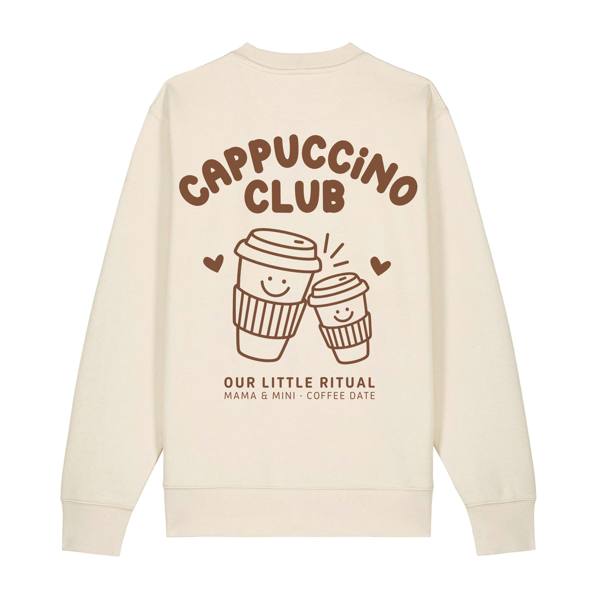Cappuccino Club - UNISEX SWEATER aus Bio-Baumwolle