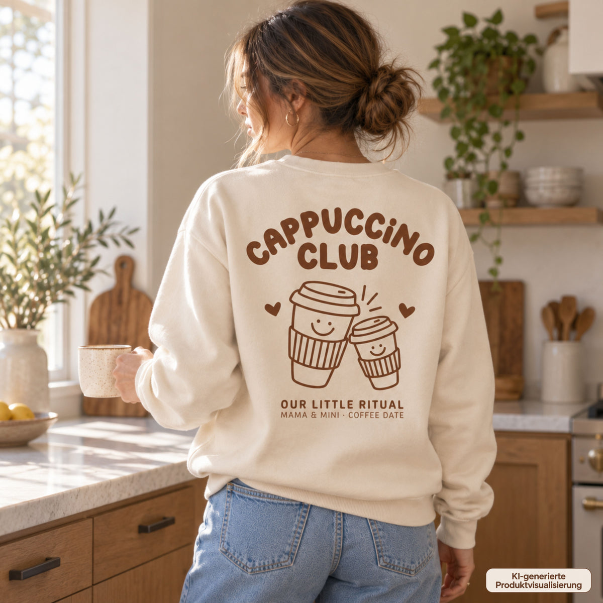 Cappuccino Club - UNISEX SWEATER aus Bio-Baumwolle