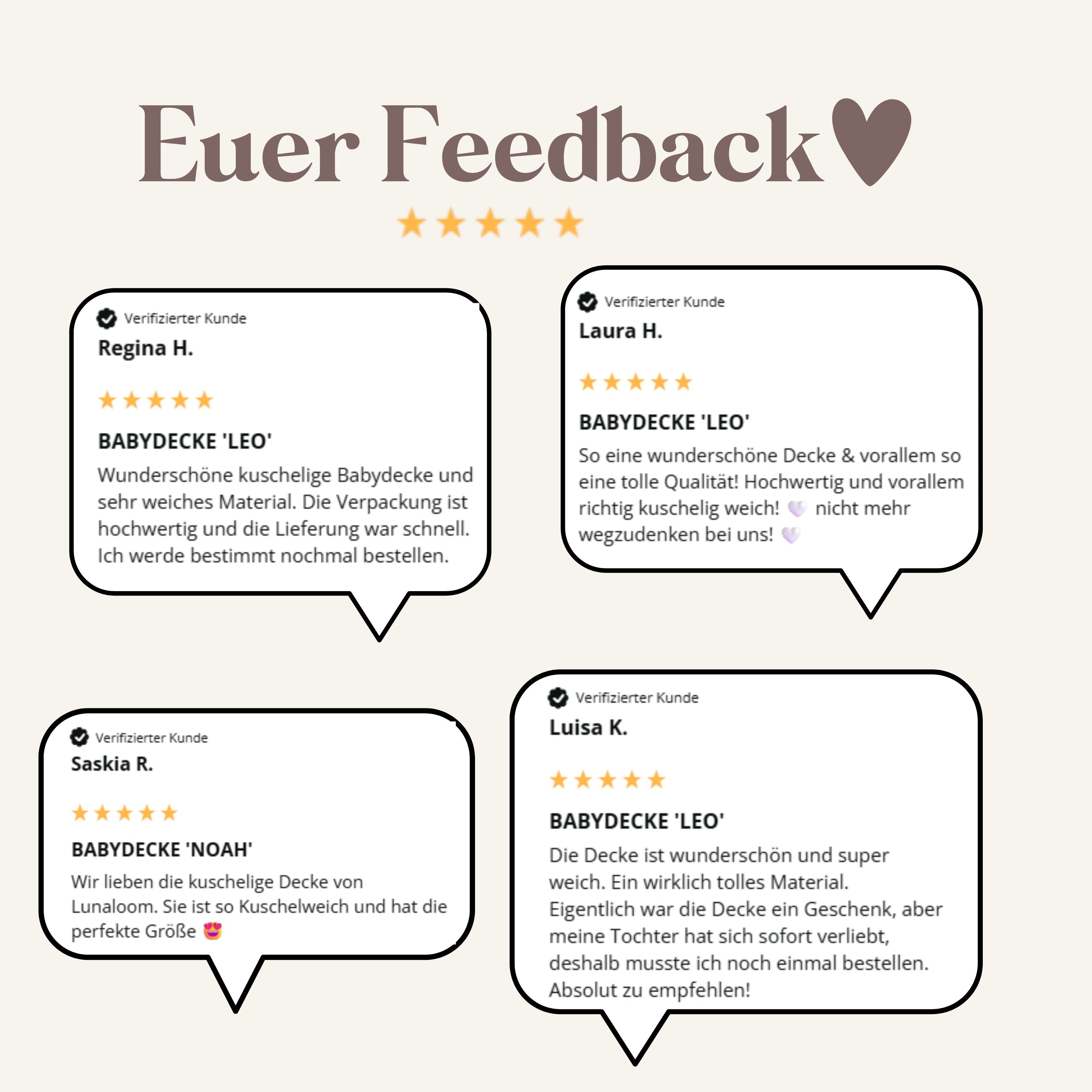 BIO-BABYDECKE 'FRIEDA'